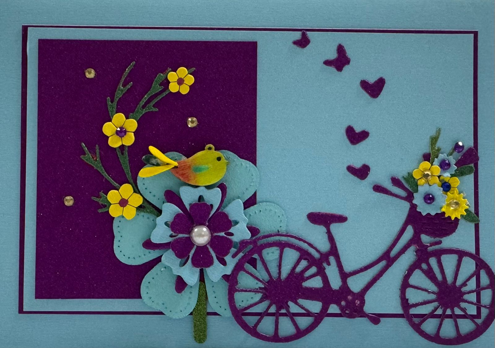 Bicycle and Butterflies