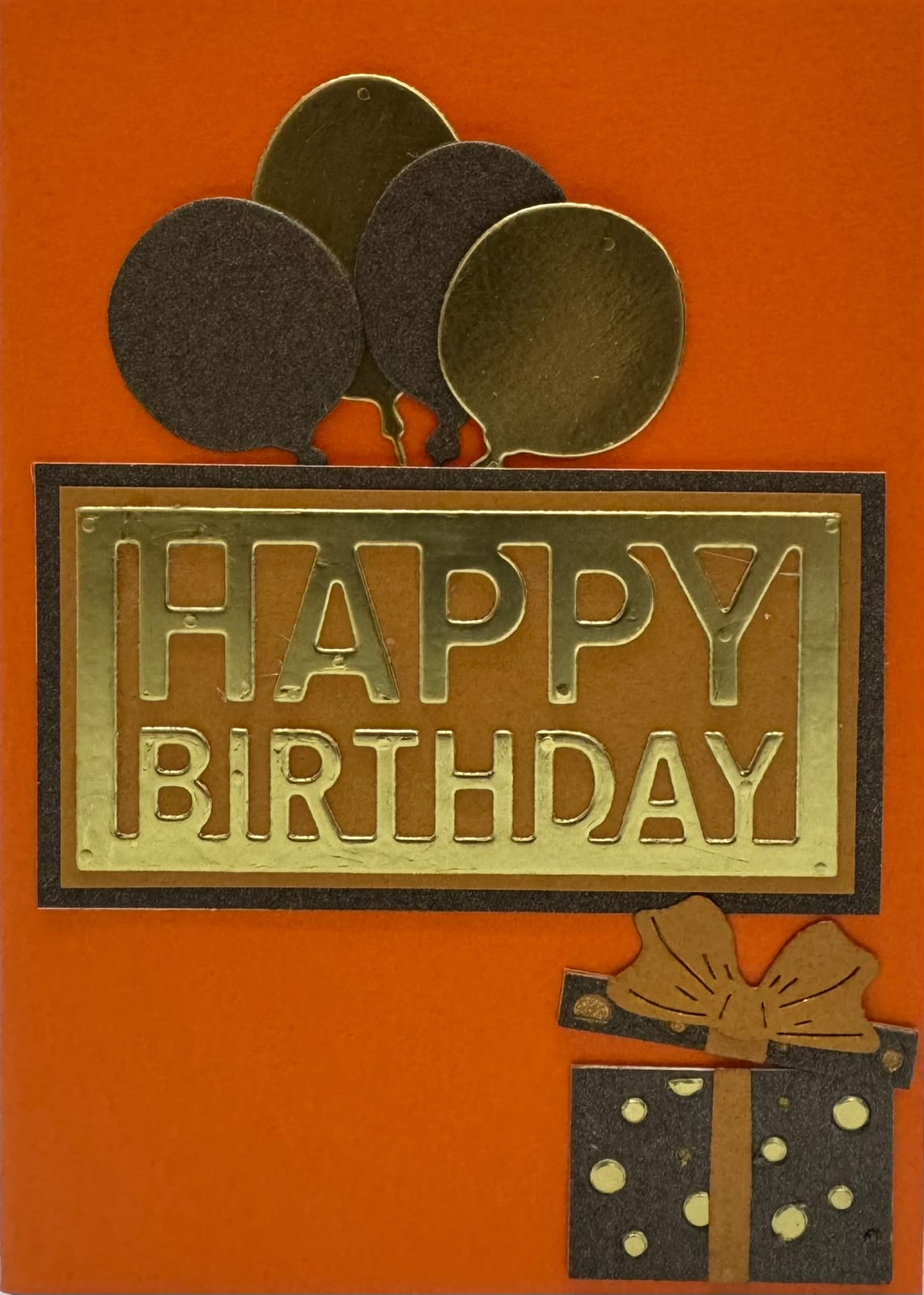 Gold and Brown Gift