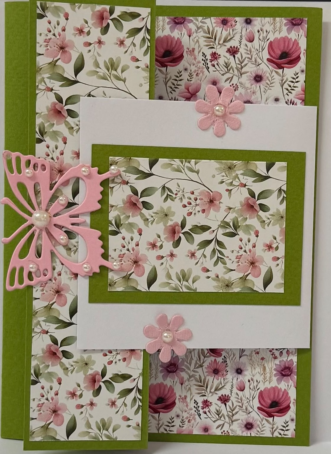 Pink Butterfly Folder